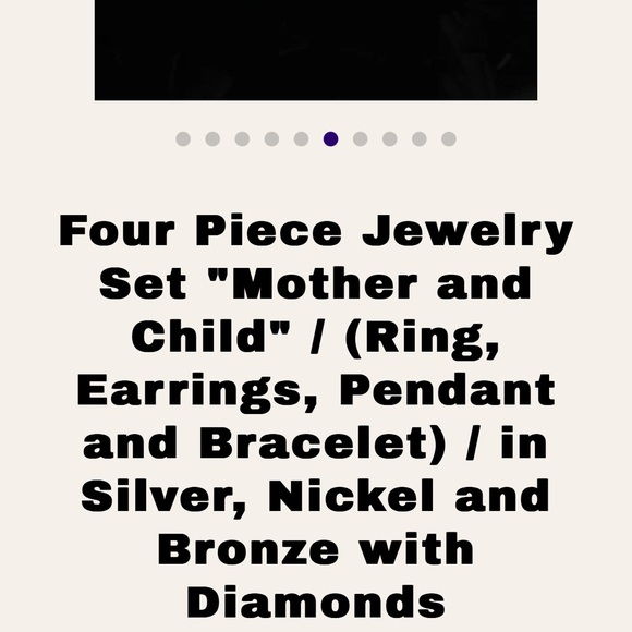 Brian Kosner Silver and Bronze Heart Ring - Picture 9 of 10